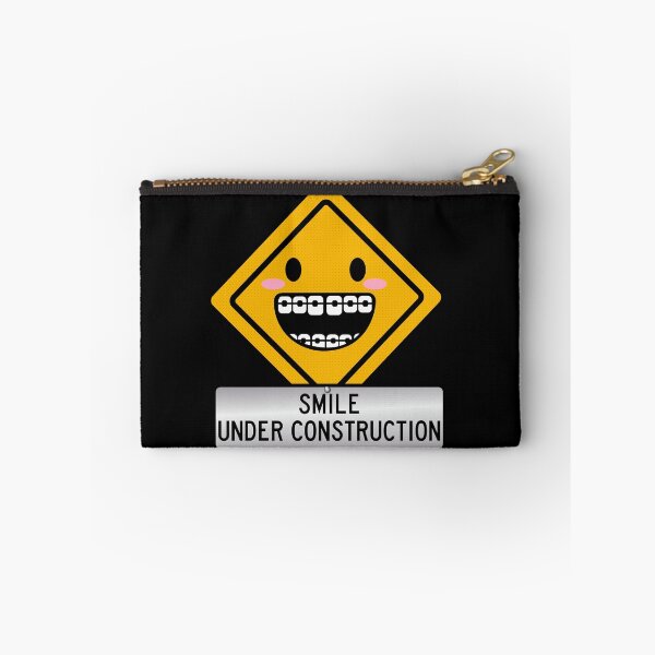 Item preview, Smile Under Constrution Cute Braces Smile designed and sold by SusanaDesigns.