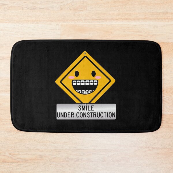 Item preview, Smile Under Constrution Cute Braces Smile designed and sold by SusanaDesigns.