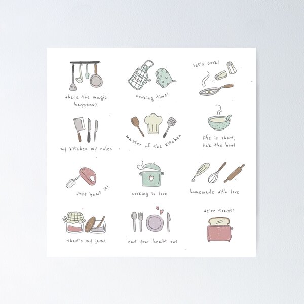 Item preview, Kitchen pack sticker designed and sold by browide.