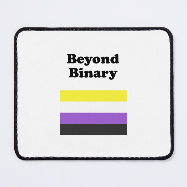 Item preview, Non-Binary Flag Beyond Binary Nonbinary   designed and sold by Inspirationmotivation.