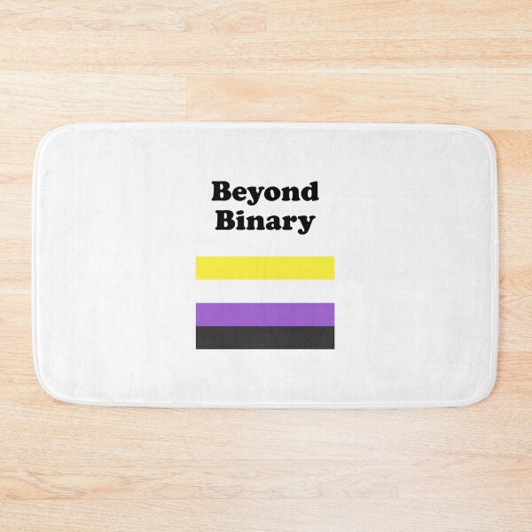 Item preview, Non-Binary Flag Beyond Binary Nonbinary   designed and sold by Inspirationmotivation.