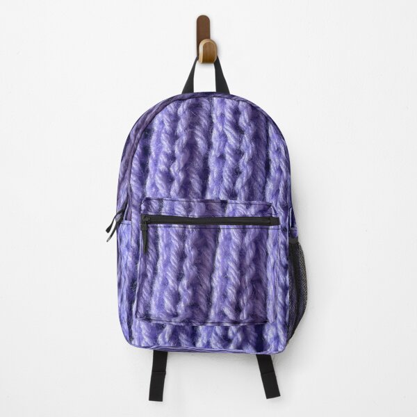 Item preview, Purple ribbing knit stitch designed and sold by thebentknitter.
