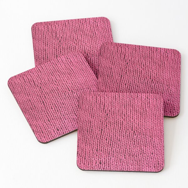 Item preview, bright pink stockinette stich  designed and sold by thebentknitter.