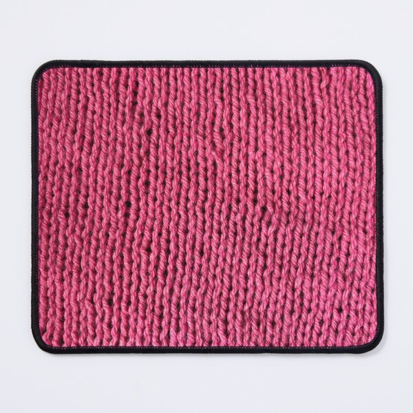 Item preview, bright pink stockinette stich designed and sold by thebentknitter.