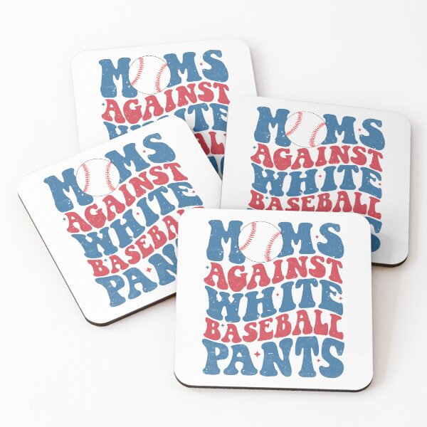 Item preview, Moms Against White Baseball Pants Funny Baseball Mom Quote  designed and sold by Dapper-Art.