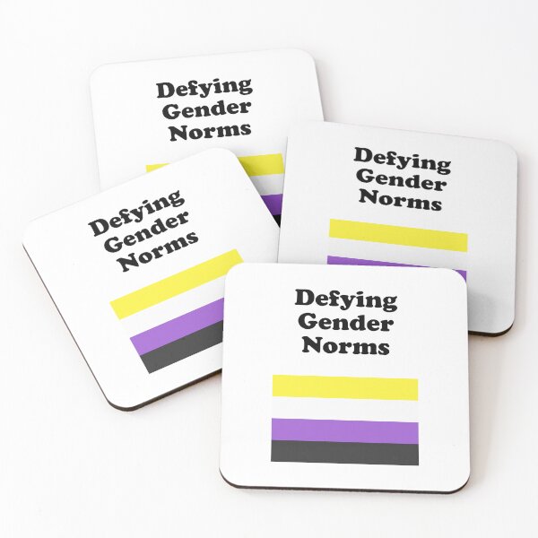 Item preview, Non-Binary Flag Defying Gender Norms Nonbinary   designed and sold by Inspirationmotivation.