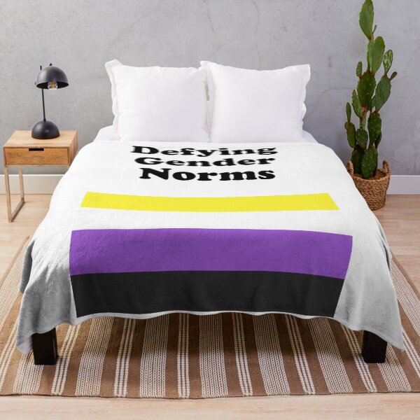 Item preview, Non-Binary Flag Defying Gender Norms Nonbinary   designed and sold by Inspirationmotivation.