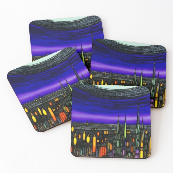 Item preview, Classic Vintage Abstract City designed and sold by TheDarkWardrobe.
