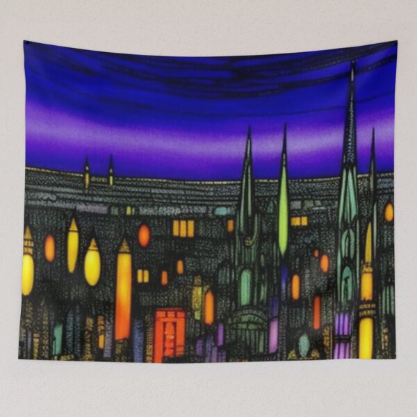 Item preview, Classic Vintage Abstract City designed and sold by TheDarkWardrobe.