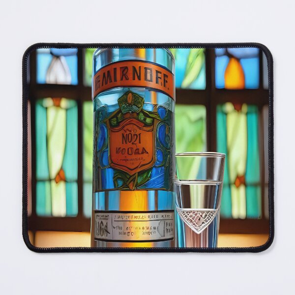 Item preview, Bottle of Vodka Stained Glass designed and sold by Nomad-Maynard.