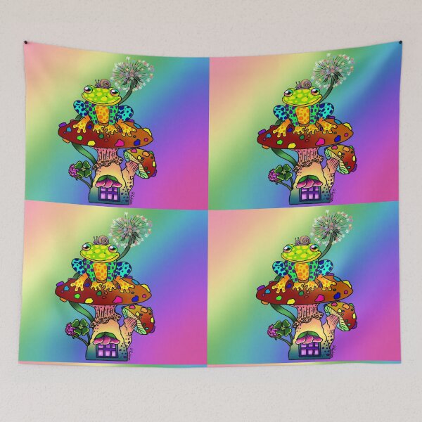 Item preview, Rainbow Frog Vibes designed and sold by PyroAshes.