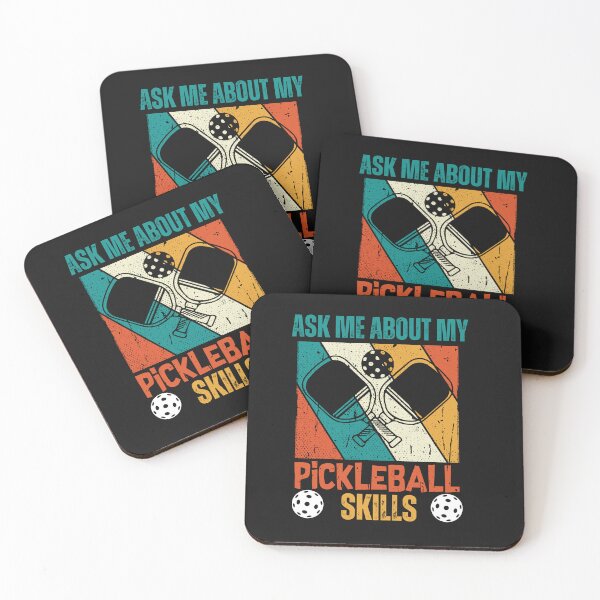 Item preview, Retro Ask Me About My Pickleball Skills designed and sold by AlienOccupation.