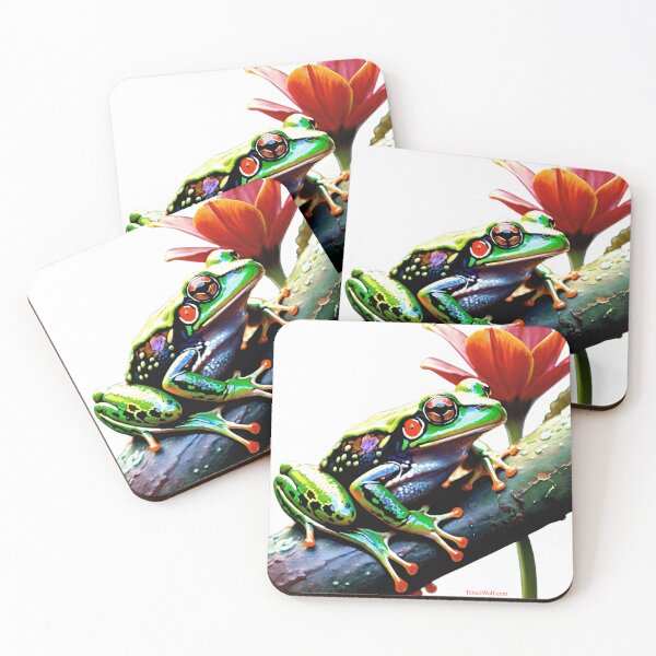 Item preview, Red-eyed Tree Frog designed and sold by TattedWolf.