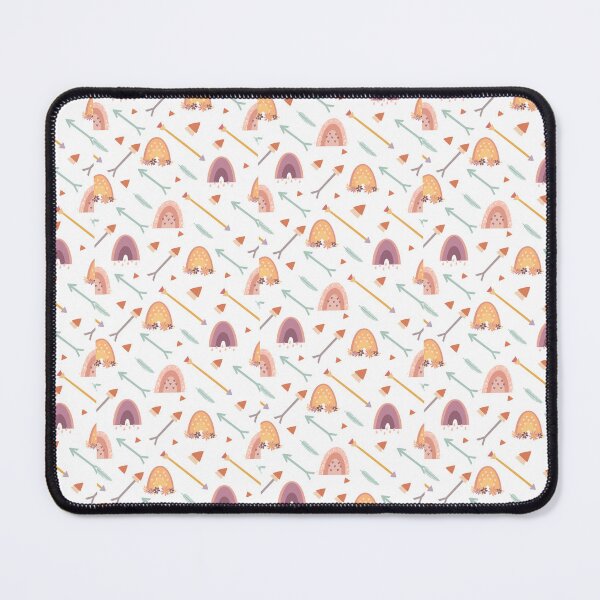 Item preview, "Boho Seamless Pattern: Rainbow Arrows" designed and sold by hjian8219.