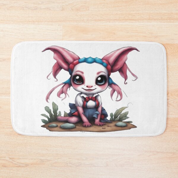 Item preview, Harley The Axolotl, Product Colour: White  designed and sold by Midnight Veil Designs.
