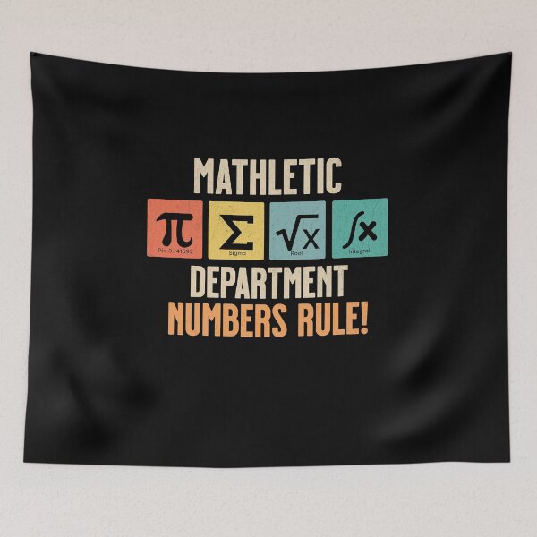 Item preview, Mathletic Department: Numbers Rule! designed and sold by InspireHubWear.