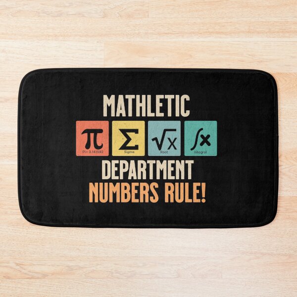 Item preview, Mathletic Department: Numbers Rule! designed and sold by InspireHubWear.