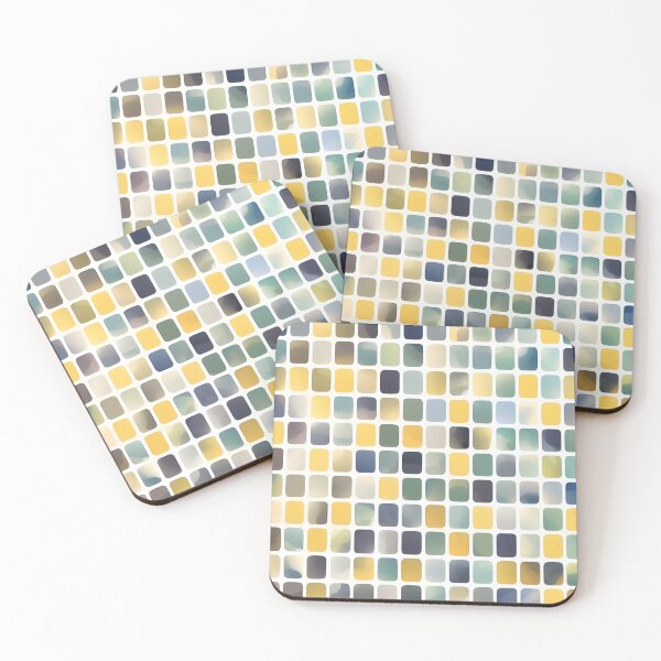 Item preview, Colorful Tiled Pattern on White Background designed and sold by MrKATORSKI.