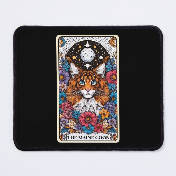 Artikelvorschau, Tarotkarte Maine Coon Katze entworfen und verkauft von DigitalEffects.