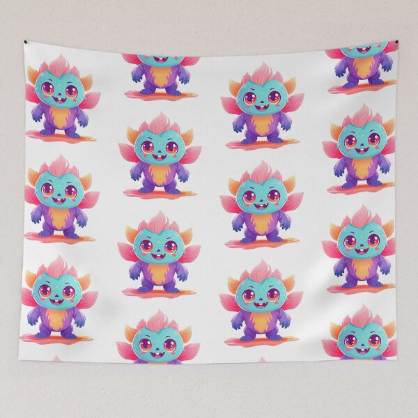 Item preview, Fire Baby monster, cute creature design designed and sold by WuweiDG.
