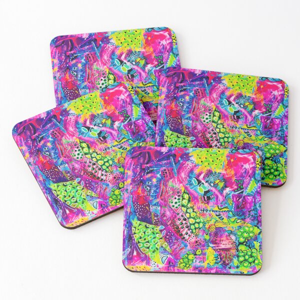 Item preview, 615. Colorful Dreamscape: Abstract Acrylic and Gouache Fusion designed and sold by Veera Zukova.
