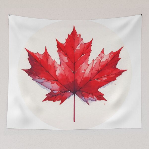 Item preview, Water Color Maple Leaf designed and sold by Sticker-mama.