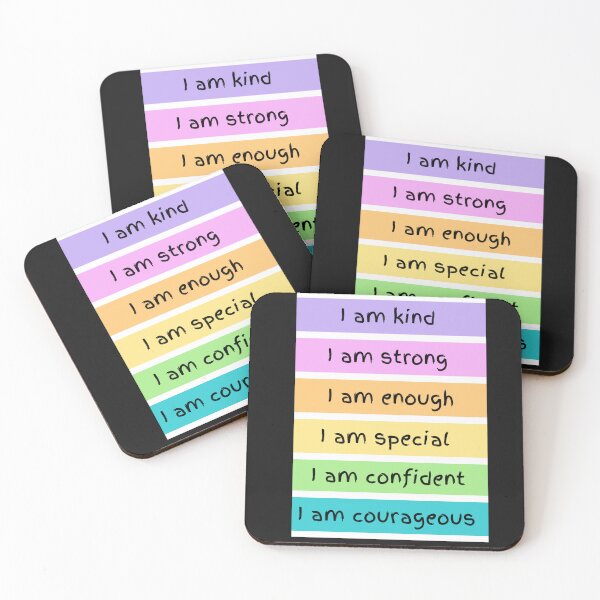 Item preview, I Am Affirmations Poster Style Graphic  designed and sold by socialarmour.
