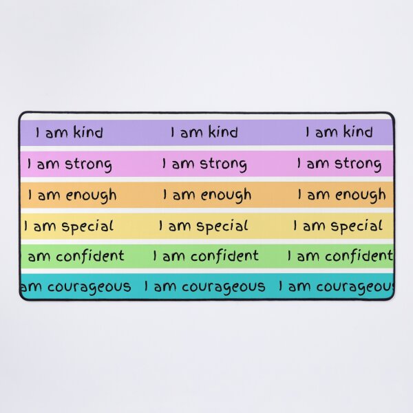 Item preview, I Am Affirmations Poster Style Graphic  designed and sold by socialarmour.