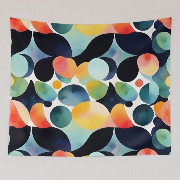 Item preview, Colorful Abstract Pattern with Circles and Dots. designed and sold by MrKATORSKI.