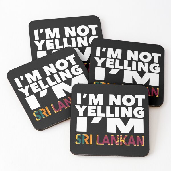 Item preview, Sri Lankan present - i'm not yelling, i'm Sri Lankan - Sri Lankan gifts - Sri Lankan flag - Sri Lankan Gift - Sri Lankan Decor - Sri Lanka designed and sold by babaorum.