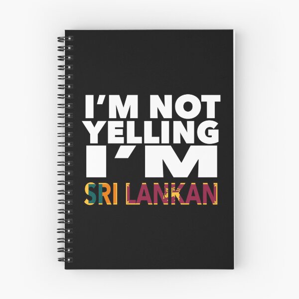 Item preview, Sri Lankan present - i'm not yelling, i'm Sri Lankan - Sri Lankan gifts - Sri Lankan flag - Sri Lankan Gift - Sri Lankan Decor - Sri Lanka designed and sold by babaorum.