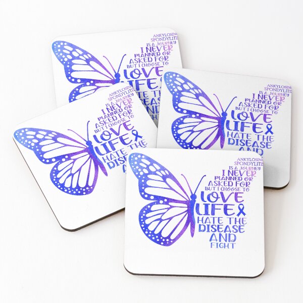 Item preview, Ankylosing Spondylitis is a journey I NEVER planned or asked for but i choose to LIVE LIFE hate the disease and FIGHT designed and sold by KatMercerr.