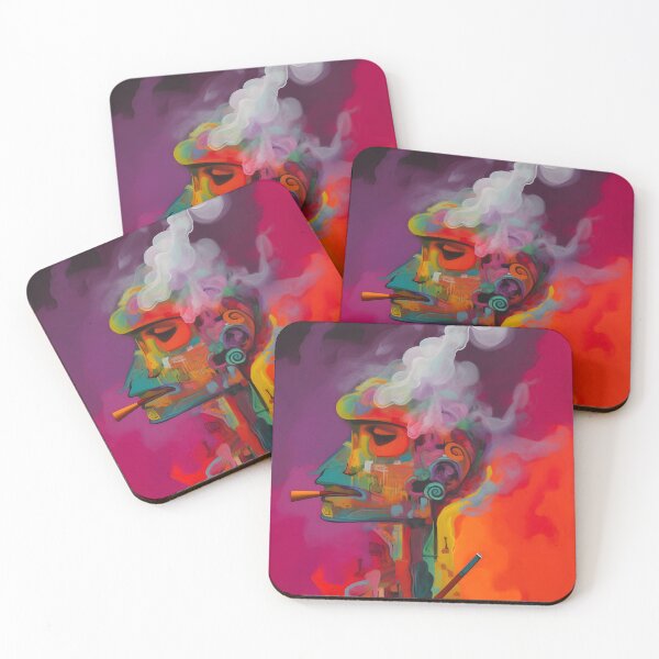 Item preview, Psychedelic Cuban Dreams- Surreal Smoke in Generative AI Abstract IndoEuropean Haze designed and sold by OlfactoART Studio.