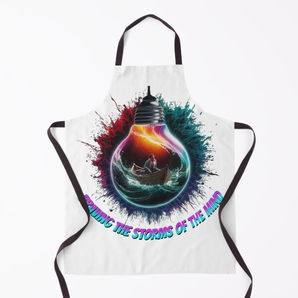 Item preview, Braving the storms of the mind. AI designed and sold by JonathanP514.