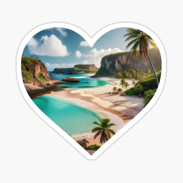 Item preview, Beach heart designed and sold by InspireCharm.