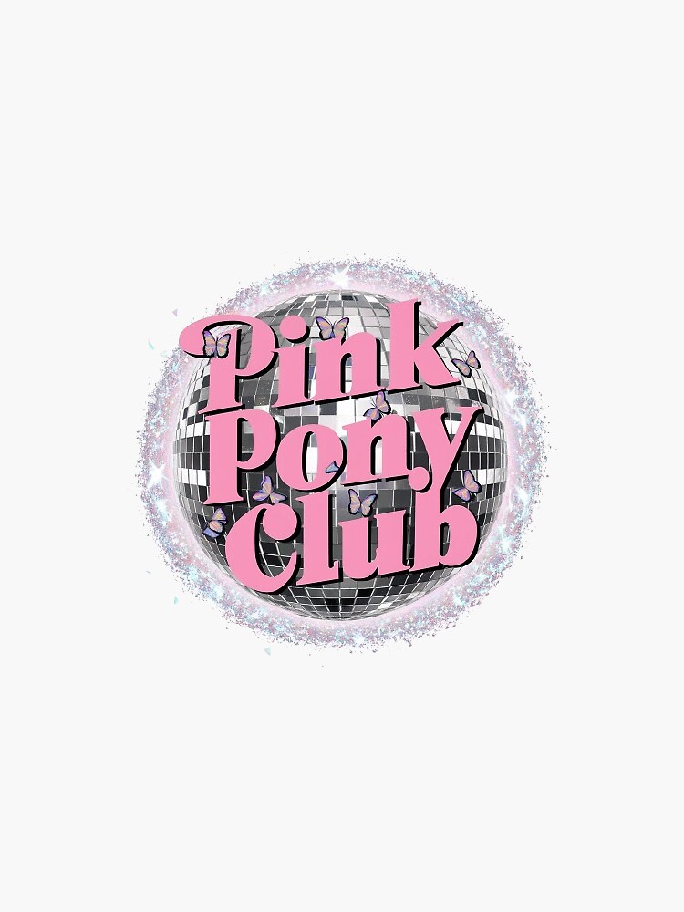 "Chappell Roan Pink Pony Club" Sticker for Sale by lilsticker Redbubble