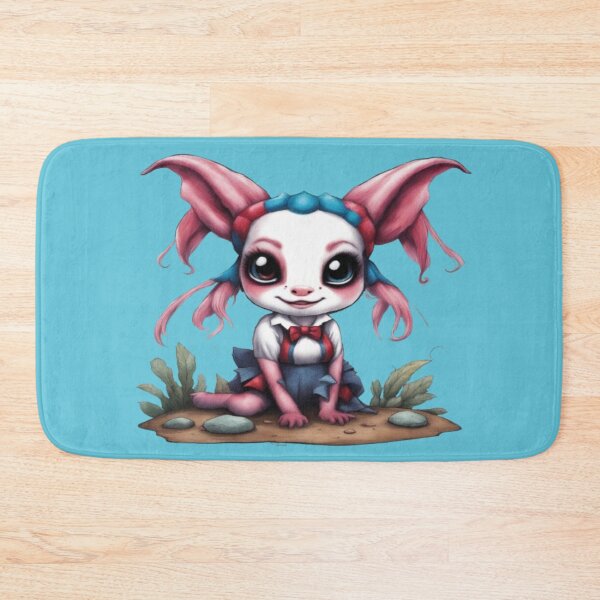 Item preview, Harley The Axolotl, Product Colour: Sky Blue  designed and sold by Midnight Veil Designs.