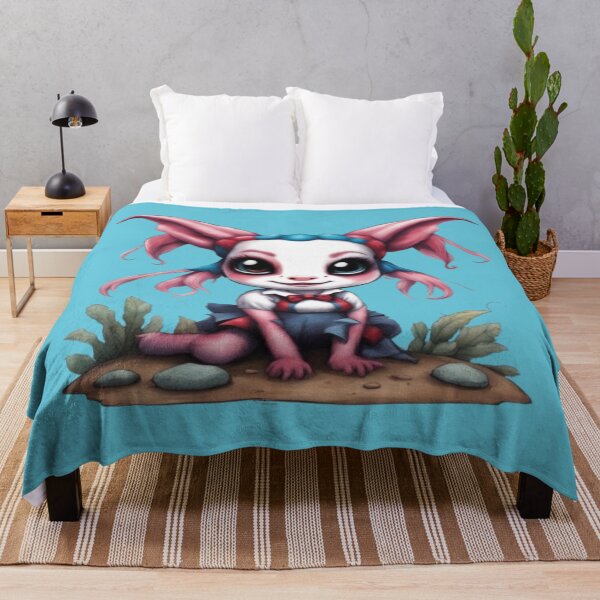 Item preview, Harley The Axolotl, Product Colour: Sky Blue designed and sold by Midnight Veil Designs.