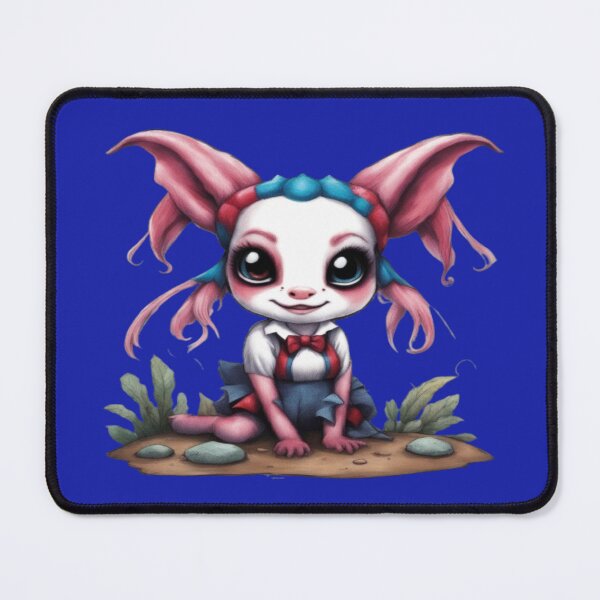 Item preview, Harley The Axolotl, Product Colour: Azure Blue designed and sold by Midnight Veil Designs.