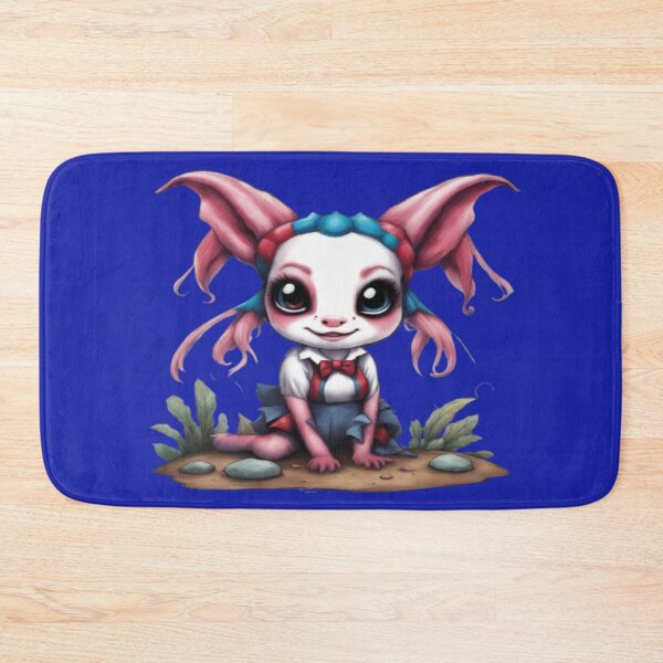 Item preview, Harley The Axolotl, Product Colour: Azure Blue designed and sold by Midnight Veil Designs.