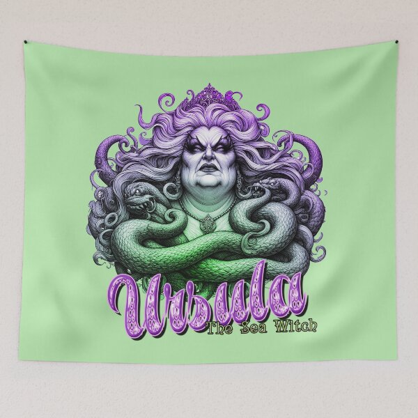 Item preview, ursula la bruja del mar designed and sold by Foxlindesigns.