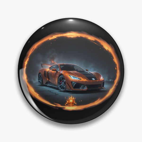 Item preview, Cool Flaming Racing Sports Car designed and sold by TheArtOfPat.