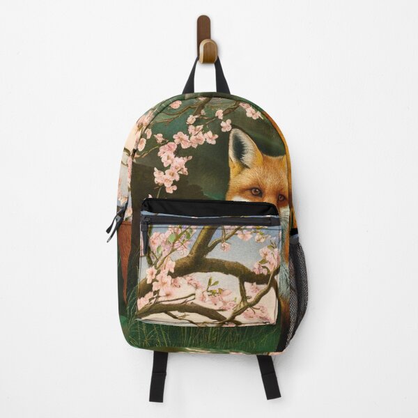 Artikelvorschau, Fuchs-Porträt. Fuchs mit Kirschblüte, Fuchs-Malerei, Leonardo da Vinci-Stil entworfen und verkauft von FoxVibes.