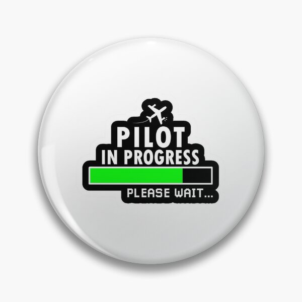 Item preview, Pilot in Progress, Please Wait Sticker designed and sold by Aviation-Lover.