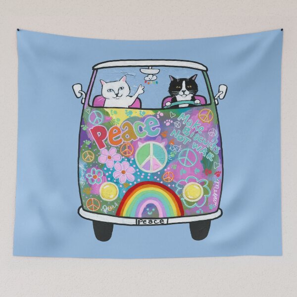 Item preview, Making Biscuits, Not War designed and sold by KilkennyCat Art.