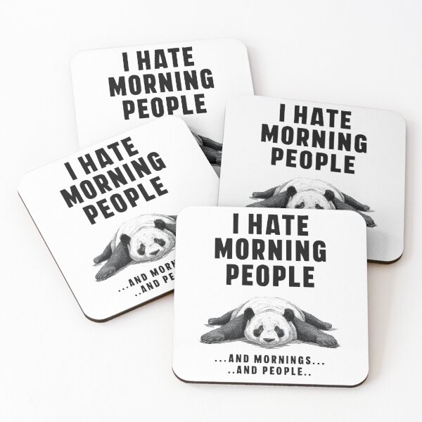 Item preview, I Hate Morning People designed and sold by Positive_Space.