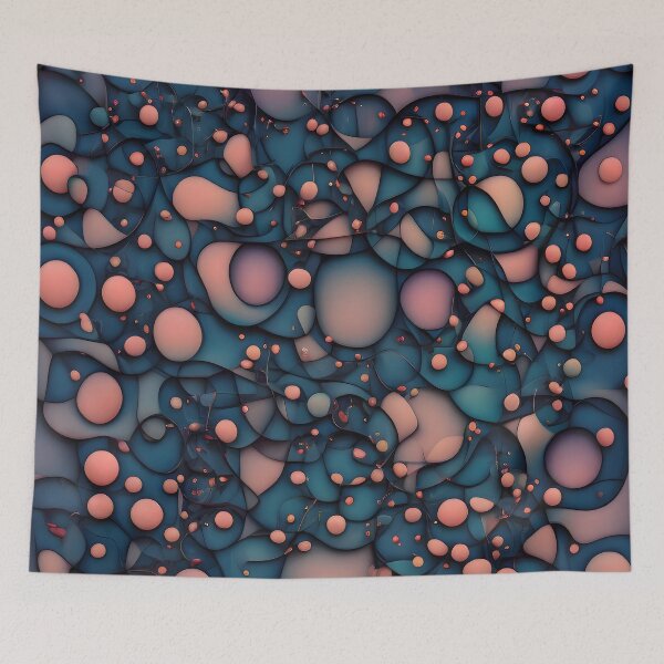 Item preview, Blue and Pink Bubbles Close-Up designed and sold by MrKATORSKI.