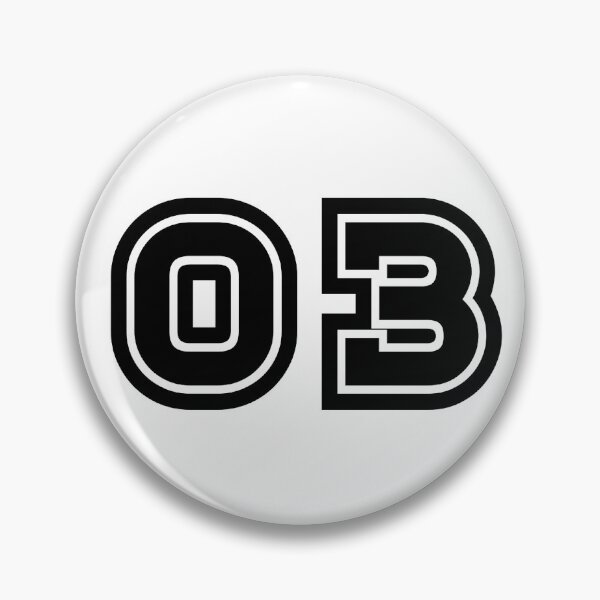 Item preview, 03, three, black, sport designed and sold by Numbers-Art.