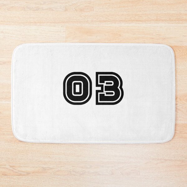 Item preview, 03, three, black, sport designed and sold by Numbers-Art.