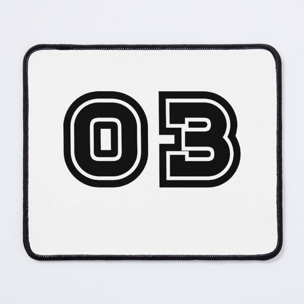Item preview, 03, three, black, sport designed and sold by Numbers-Art.